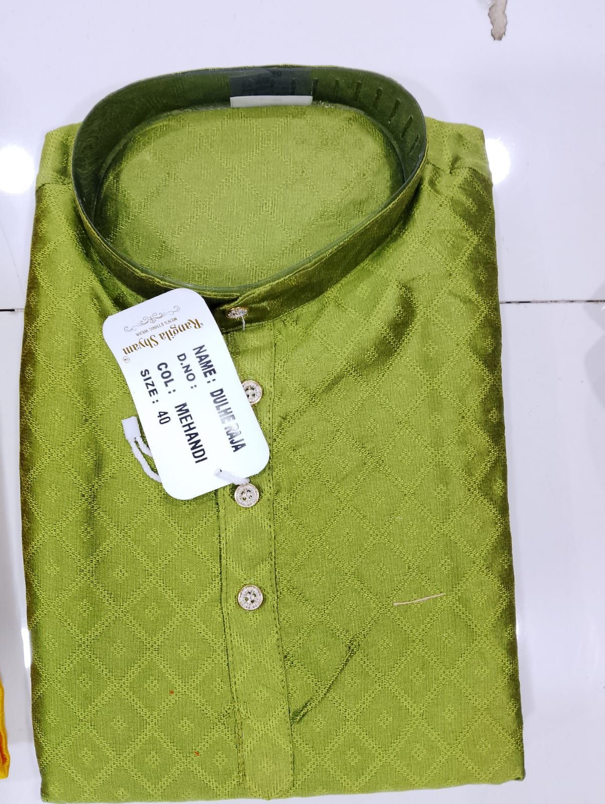 Mens Schiffli Kurta