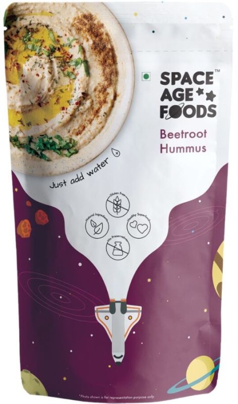 Space Age Foods Ready to Eat Beetroot Hummus