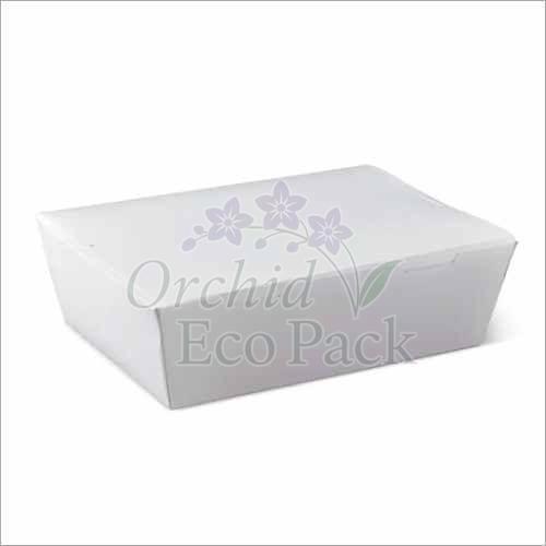 900ml White Paper Ipl Lunch Box