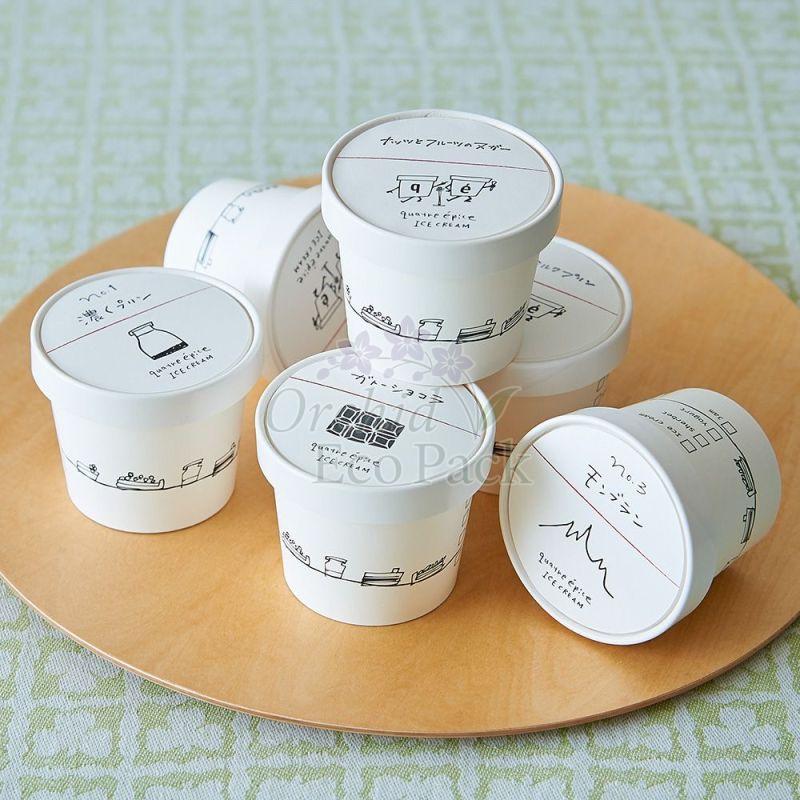 Round White Paper Food Container