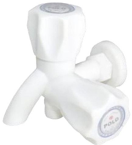 Ptmt 2 Way Bib Cock, Color : White