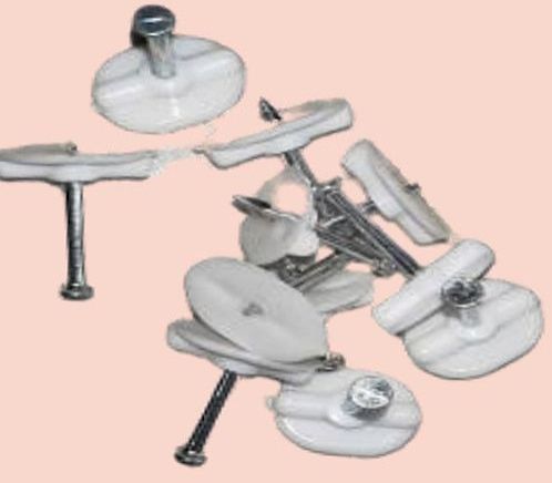 PVC Cable Clip, Color : White