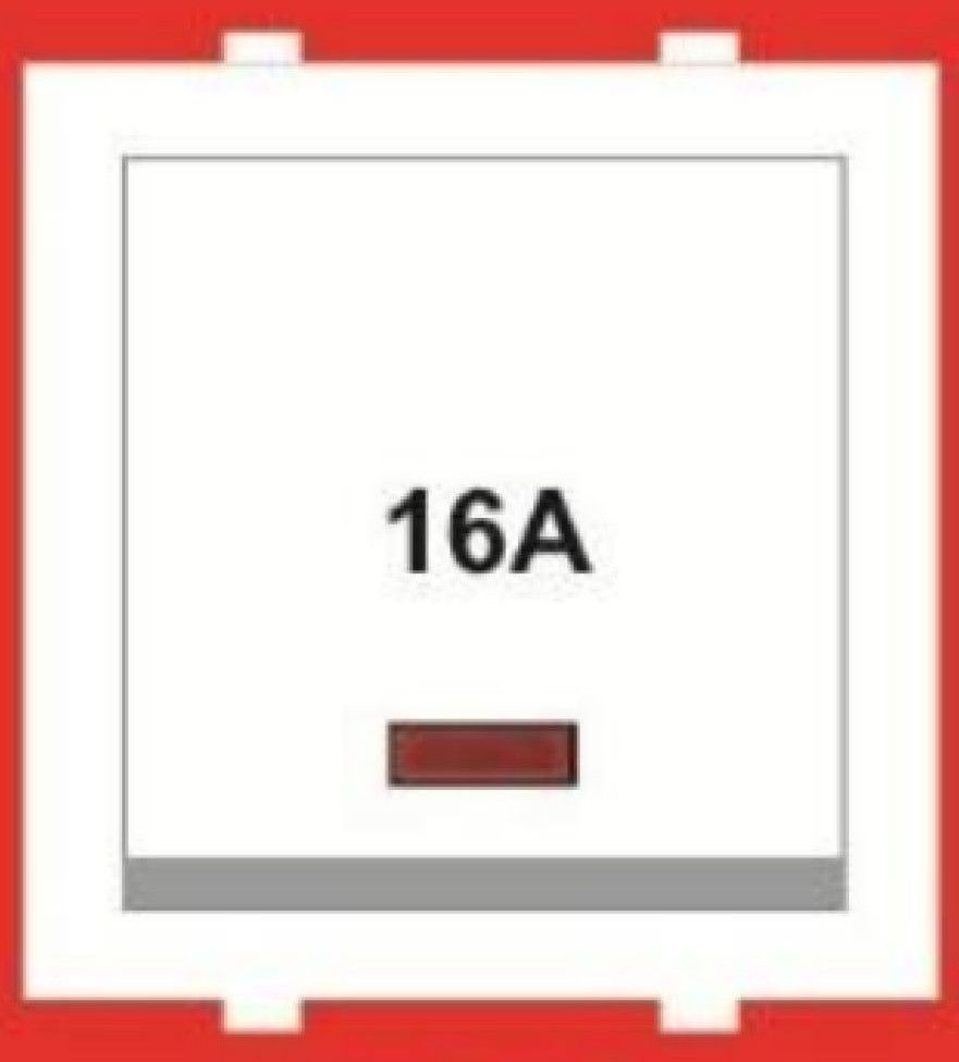 F3 16 AMP. 2 M One Way Switch With Indicator