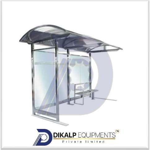 Stainless Steel Bus Stop Shelter for Outdoor