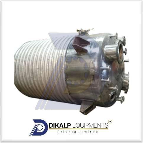 Stainless Steel Limpet Coil Reactor, Color : Silver