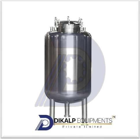 Stainless Steel Storage Tank, Color : Silver