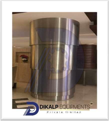 Smooth Polished Stainless Steel Pillar Cladding Fabrication