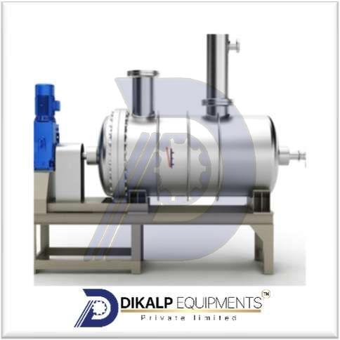 Polished Stainless Steel 304 / 316 Rotary Vacuum Paddle Dryer