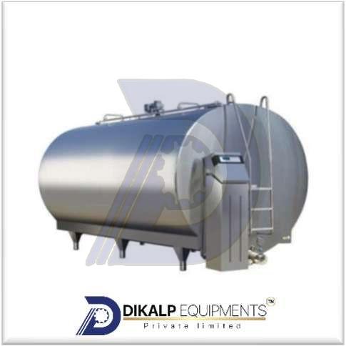 Electric Polished Stainless Steel Milk Storage Tank, Color : Silver