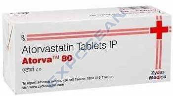 Atorva 80mg Atorvastatin Tablet