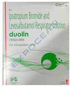 Duolin Ipratropium Bromide Levosalbutamol Respirator Respule