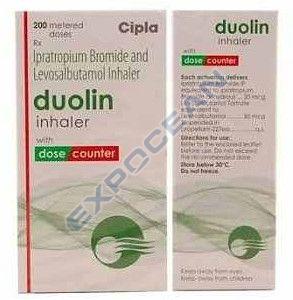 Duolin Levosalbutamol Ipratropium Inhaler, Packaging Type : Box