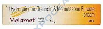 Melamet Hydroquinone Tretinoin Mometasone Furoate Cream