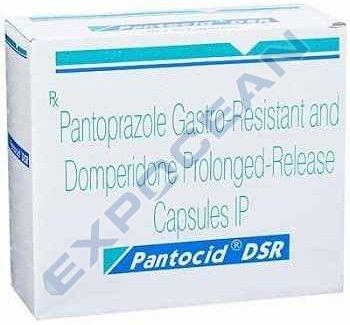 Pantocid DSR Pantoprazole Domperidone Capsule, Packaging Type : Box