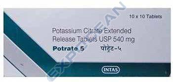 Potrate Potassium Citrate Tablet for Oral