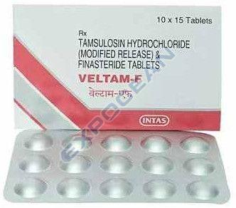 Veltam F Tamsulosin Hydrochloride Finasteride Tablet