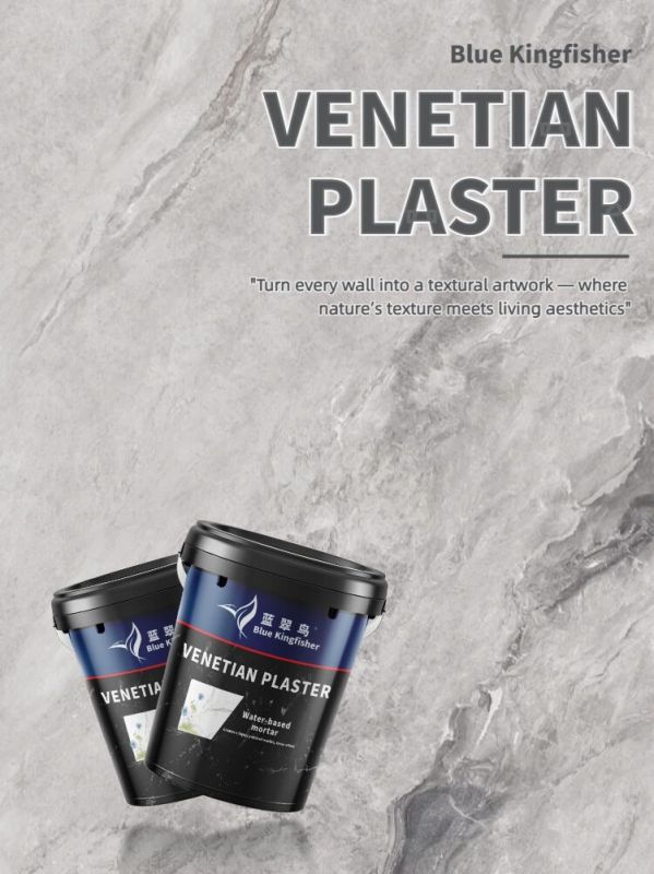 Blue Kingfisher High End Venetian Plaster