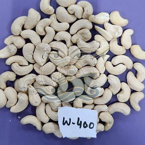 W400 Whole Cashew Nuts, Color : Cream