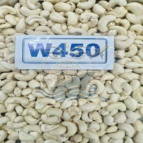 W450 Whole Cashew Nuts, Color : Cream