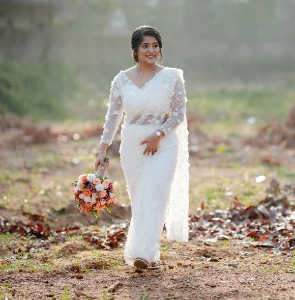 Christian Bridal Saree