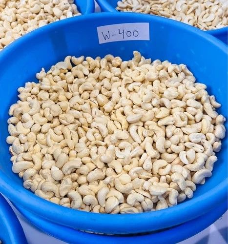 Plain W400 Whole Cashew Nuts, Color : Cream