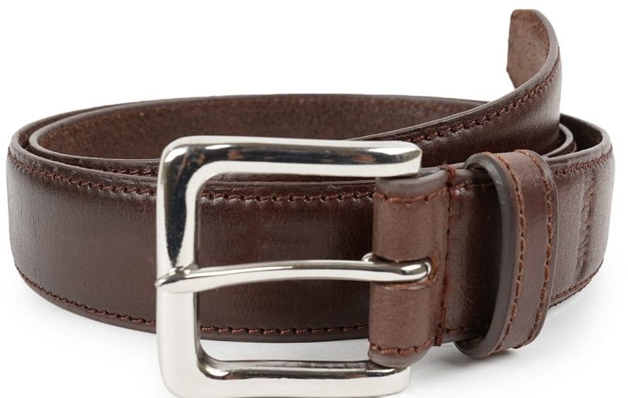 Mens Brown Leather Belt