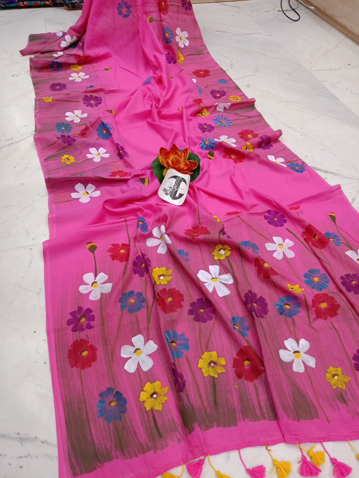 Printed Mulmul Cotton Sarees