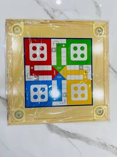 Wooden Ludo Snake Ladder Board Game