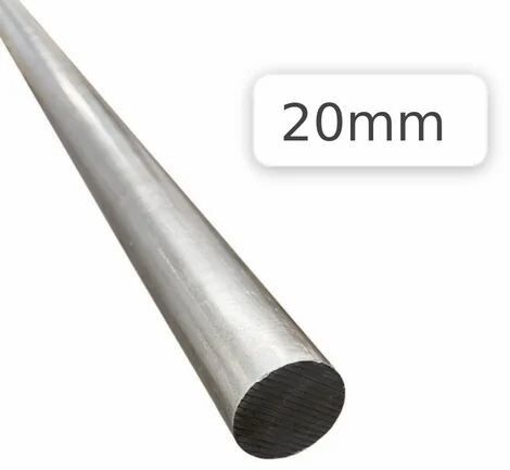 20mm Mild Steel Round Bright Bar, Color : Silver for Industrial Usage