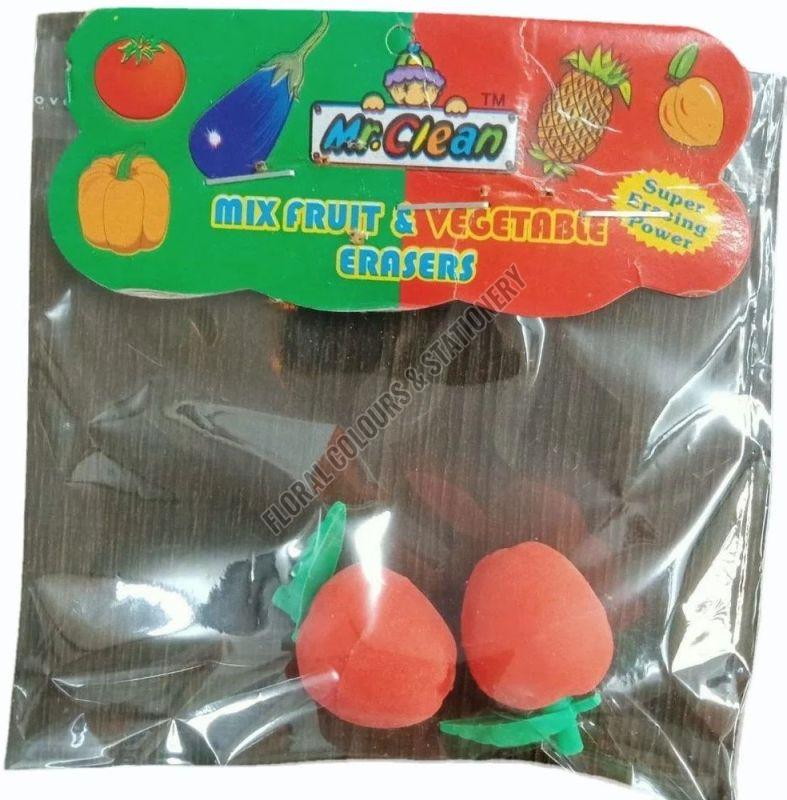 3D Apple Rubber Eraser Set