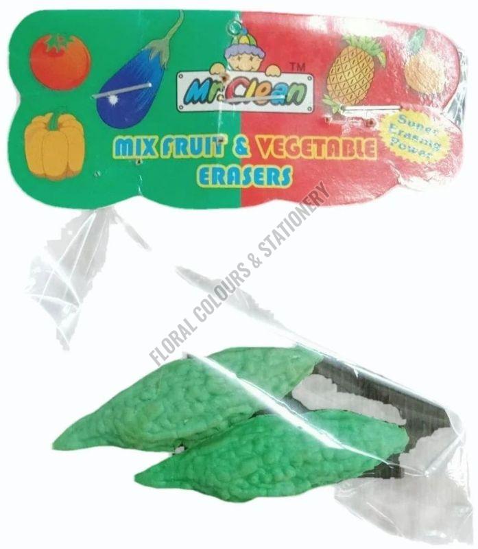 3D Bitter Melon Rubber Eraser Set