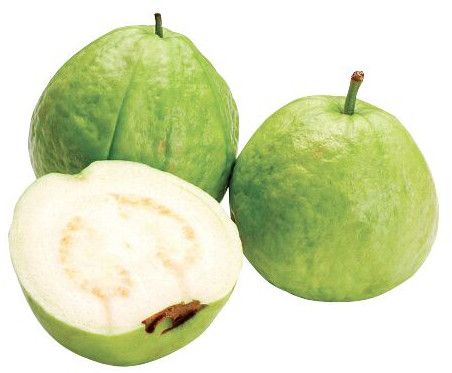 Smooth Fresh White Guava, Shape : Round To Oval