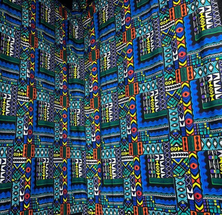 Ethanic Style Pure Cotton Printed Fabric