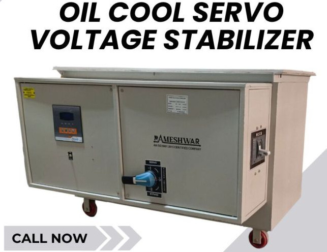 Three Phase Oil Cool Servo Stabilizer 75kva