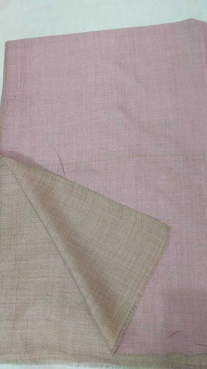 Handwoven Plain Reversible Toosh Shawl