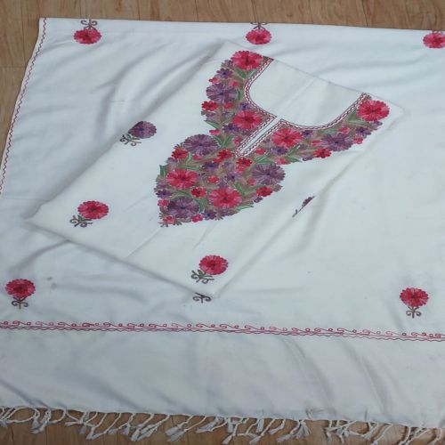 Ladies Woolen Embroidery Suit