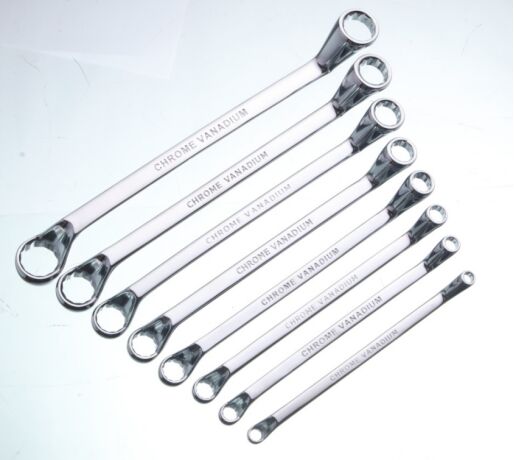 Elliptical Ring Spanner 8 Pcs Set