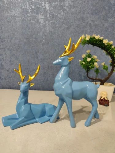 Decorative Deer Set Showpiece