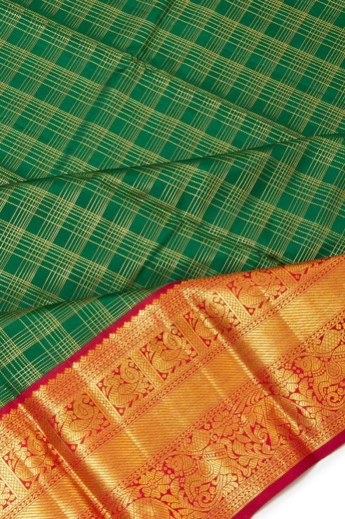 Green Kanchipuram Silk Women Saree