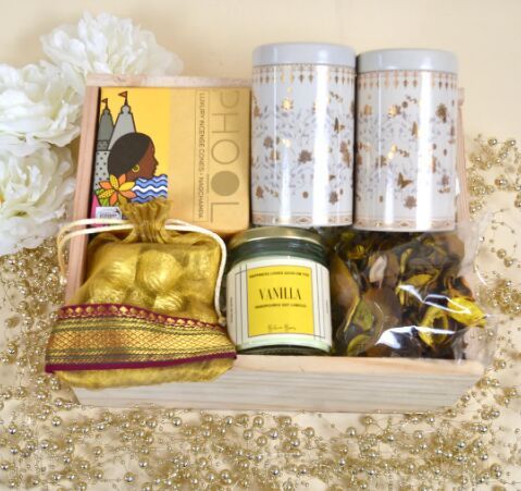 Golden Corporate Diwali Gift Hamper