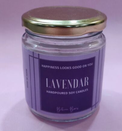 Lavendar Scented Candle