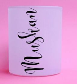 Personalized Frosted Coffee Mug