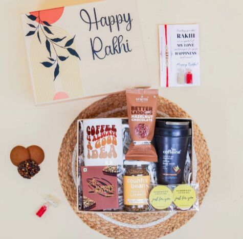 Rakhi Edition Caffeine and Care Hamper