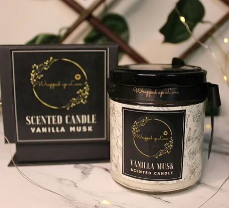 Vanilla Musk Scented Candle 170g