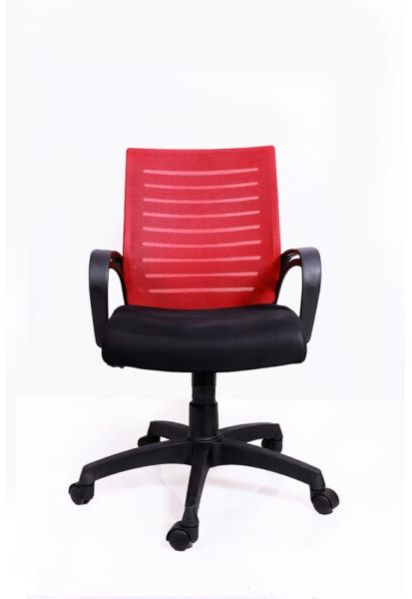 Vassio Red & Black Net Office Chair