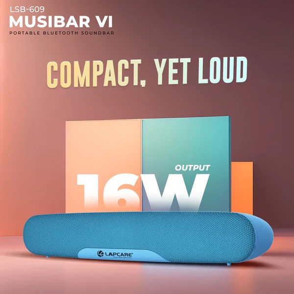 Lapcare Musi Bar VI Portable 16W BT Bluesoundbar (LSB-609 )