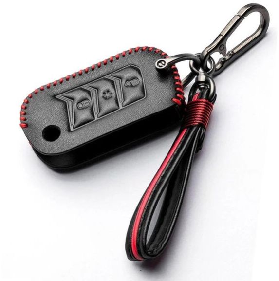 Mahindra Classic Leather Key Cover
