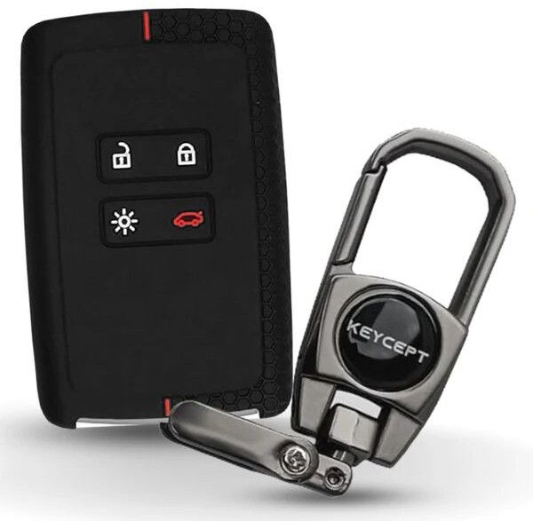 Renault Silicone Key Cover With Keychain