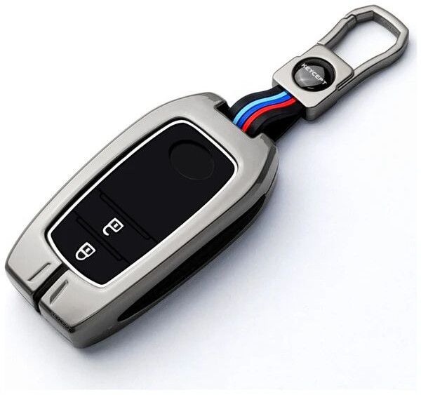 Toyota Metal Alloy Key Cover With Keychain (Type M1)
