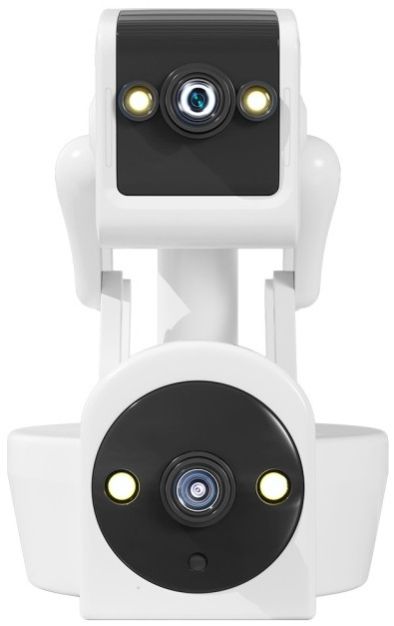 WIRELESS DUAL LENS ROBOT CCTV CAMERA